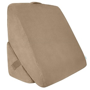 Vive Bed Wedge Pillow Brown