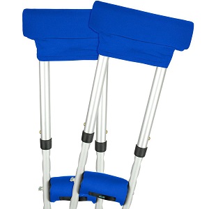 Vive Crutch Pads Blue