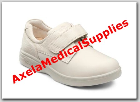 Dr Comfort Annie X Womens Diabetic Shoes Beige Lycra Detail