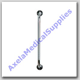 Drive Medical Chrome, Knurled Grab Bar 24 Inch