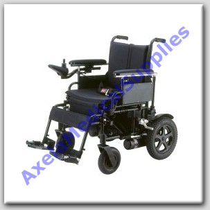 Drive Medical 22" Cirrus Plus EC Folding Power Chair with Adjustable Height and Width Removable Arms