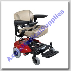 Drive Medical Geo (Portable) 4 Wheeled Powered Wheelchair Base Color Red