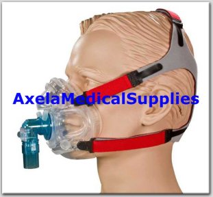 Hans Rudolph 7600 Series V2 Full Face CPAP Mask wo Headgear