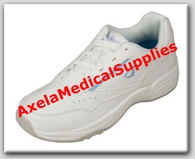 InStride Monterey Womens Diabetic Shoes Sports White Leather