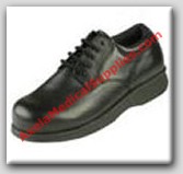 InStride Sure Step Mens Diabetic Shoes Black Leather