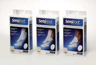JOBST SensiFoot Knee Length Diabetic SocksBrown