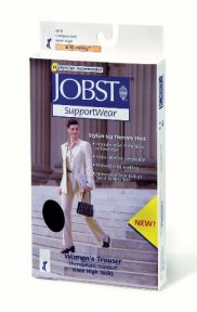 JOBST Womens Trouser SupportWear Knee High Support Socks8-15mmHgBlack