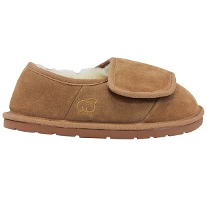 Lamo Mens Wrap Bootie Mens Slippers Chestnut M1015