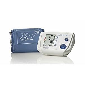 Life Source UA-767 One Step Plus Memory Blood Pressure Monitor