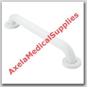 Moen Home Care LR8718W 1-1/4" x 18" Grab Bar White Powder Coat