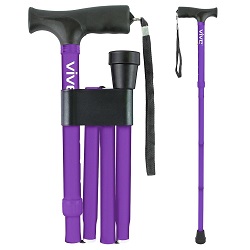 Vive Folding Cane Purple 