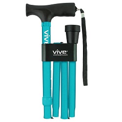 Vive Folding Cane Teal