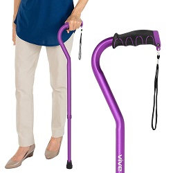 Vive Offset Cane Purple