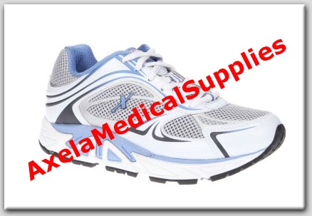 Xelero Genesis Mesh Womens Running Shoes White-Periwinkle