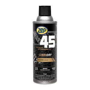 Zep 45 LubriDry FAST DRYING SILICONE LUBRICANT Case of 12