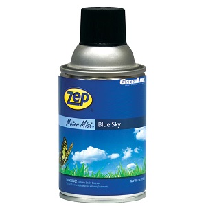Zep Blue Sky Aerosol Meter Mist Fragrance Case of 12