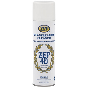ZEP 40 Non Streaking Cleaner Case of 12