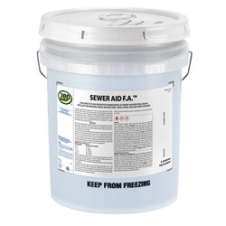 Zep Sewer Aid F.A. Alkaline Drain Opener 40 Pound Drum