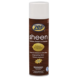 Zep Sheen Furniture Polish  Cleaner Case of 12